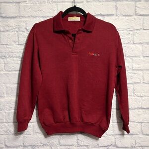 Vintage Rare Garfield Polo Sweatshirt Small